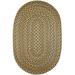 Brown 60 x 0.38 in Area Rug - August Grove® Jopling Hand Braided Dark Taupe Indoor/Outdoor Rug Nylon/Polypropylene | 60 W x 0.38 D in | Wayfair