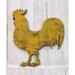 August Grove® Vintage Rooster Wooden Wall Décor in Brown/White/Yellow | 12 H x 9 W x 0.5 D in | Wayfair 9D2FA7AA5F134682BB4F0519FFC25098