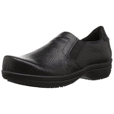 Easy Works Women's Bind Health Care Professional Shoe Black Embossed 7 2W US