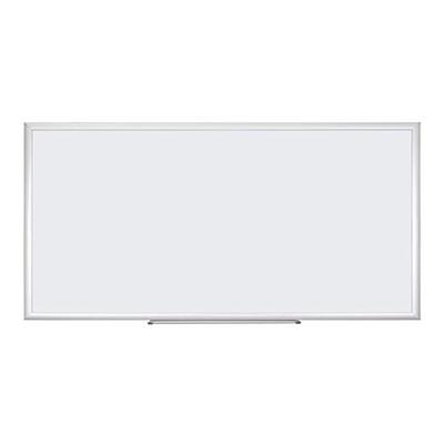 U Brands Basics Dry Erase Board, 94 x 47 Inches, Melamine Surface, Silver Aluminum Frame