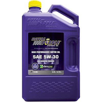 Royal Purple 51530 API-Licensed SAE 5W-30 High Performance Synthetic Motor Oil - 5 qt.