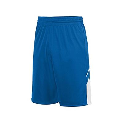 Augusta Sportswear Boys' Alley-OOP Reversible Short L Royal/White