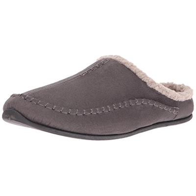 Deer Stags Men's Nordic Slipper, Charcoal, 13 Medium US