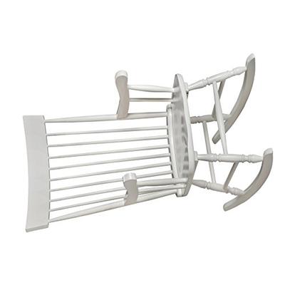 Gift Mark Adult Rocking Chair, White