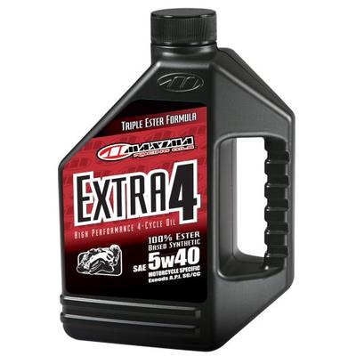 Maxima (30-179128) Extra4 5W-40 Synthetic 4T Motorcycle Engine Oil - 1 Gallon Jug