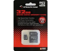 Stealth Cam 32GB STC-32MICSD Micro SD Card High Speed Data Transfer