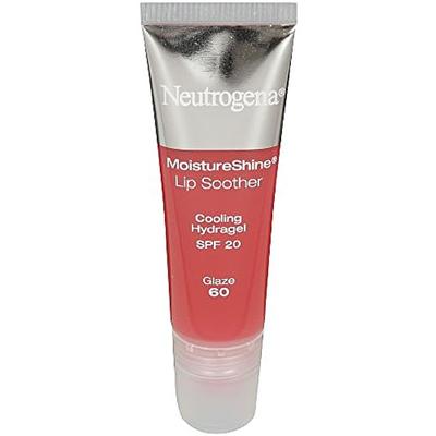Neutrogena MoistureShine Lip Soother, Glaze [60] 0.35 oz (Pack of 6)