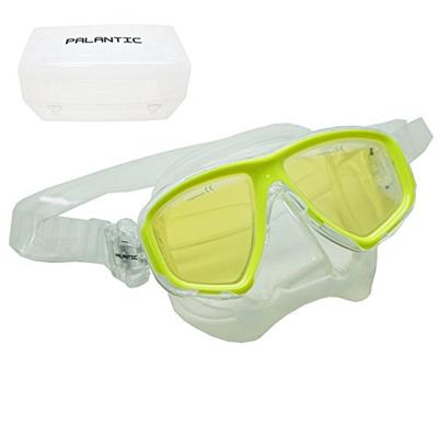 Scuba Choice Coated Anti-UV FARSIGHTED Prescription Dive Mask, Yellow, 1.0
