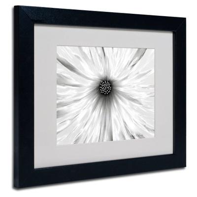 White Garden by Kathie McCurdy Canvas Artwork in Black Frame, 11 by 14-Inch