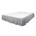 Martex Ruffle Bed Skirt, Polyester in Gray | 78 W x 80 D in | Wayfair 028828439185