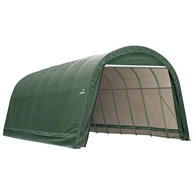 ShelterLogic Garage 15 x 28 x 12 Round Standard Green