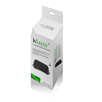 InSassy Xbox One Controller 2.4ghz Wireless Keyboard Mini Bluetooth QWERTY KeyPad Adapter for Xbox O
