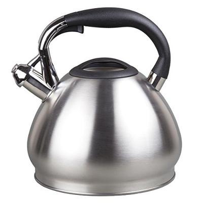 Creative Home Triumph 3.5 quart Stainless Steel Whistling Tea Kettle with Aluminum Capsulated Bottom