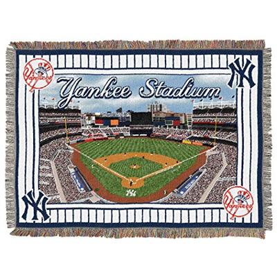 MLB New York Yankees 48-Inch-by-60-Inch Stadium Acrylic Tapestry Throw