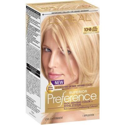 Pref Haircol 10nb Size 1ct L'Oreal Preference Hair Color Ultimate Natural Blonde #10nb