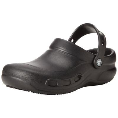 Crocs Unisex Bistro M Work Clog, Black, 13 US Men's / 15 US Women's