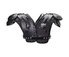 Schutt Sports Varsity Flex 4.0 All Purpose Football Shoulder Pads, Black, Medium