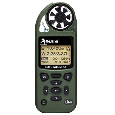 Kestrel 5700 Elite Weather Meter with Applied Ballistics and Bluetooth Link, Olive Drab