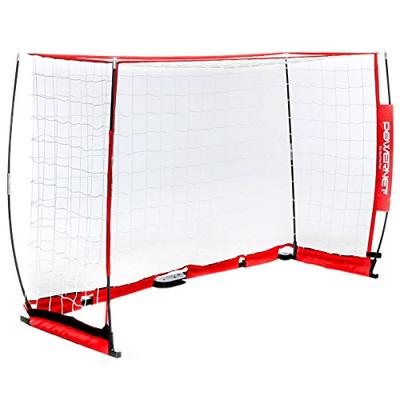PowerNet Futsal Goal 3m x 2m | Regulation Goal Size | Portable Instant Net | Collapsible Steel Base