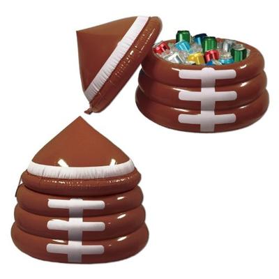 Inflatable Football Cooler (holds apprx 24 12-Oz cans) Party Accessory (1 count) (1/Pkg)
