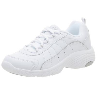 Easy Spirit Women's Punter Athletic Shoe,White/Light Grey,7 M