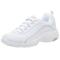 Easy Spirit Women's Punter Athletic Shoe,White/Light Grey,7 M