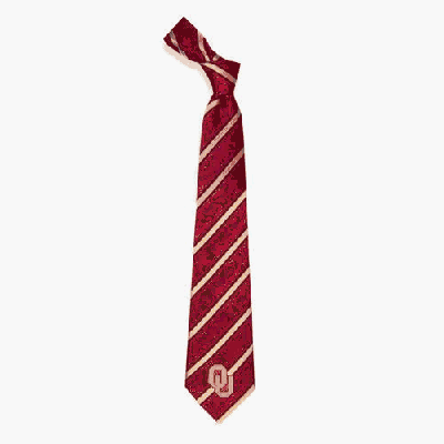 Oklahoma Sooners Woven Polyester 1 Adult Tie from Eagles Wings