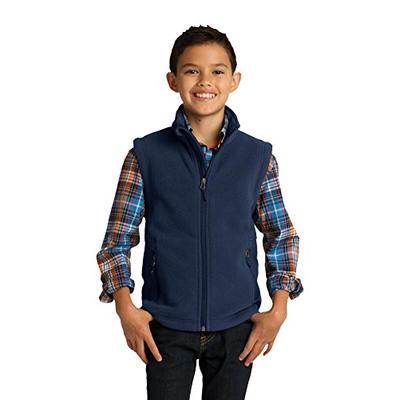 Port Authority Youth Value Fleece Vest. Y219 True Navy XL