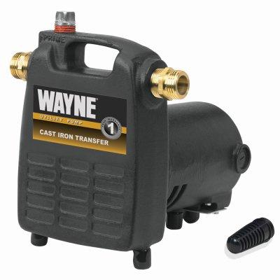 Wayne Portable Pump - 1,450 GPH, 1/2 HP, 3/4in, Model# PC4