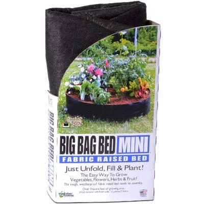 Smart Pots 12015 Big Bag Bed Fabric Raised Planting Bed, Mini , Black