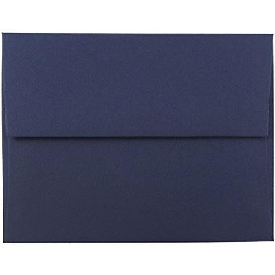 JAM PAPER A2 Premium Invitation Envelopes - 4 3/8 x 5 3/4 - Navy Blue - Bulk 250/Box