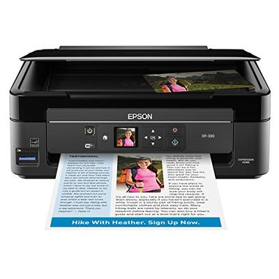 Epson Expression Home XP-330 Wireless Color Photo Printer with Scanner and Copier, Amazon Dash Reple