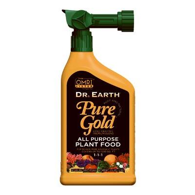 Dr. Earth Pure Gold All Purpose Liquid Fertilizer 32oz RTS