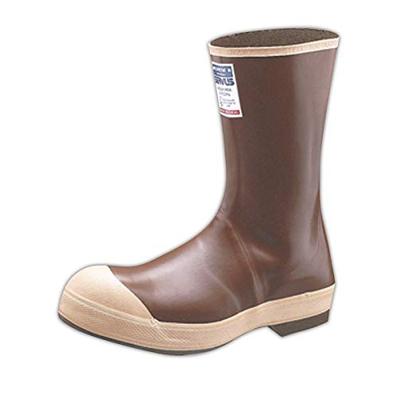 Servus 12" Neoprene Steel Toe Men's Work Boots with Chevron Outsole, Copper & Tan (22114)