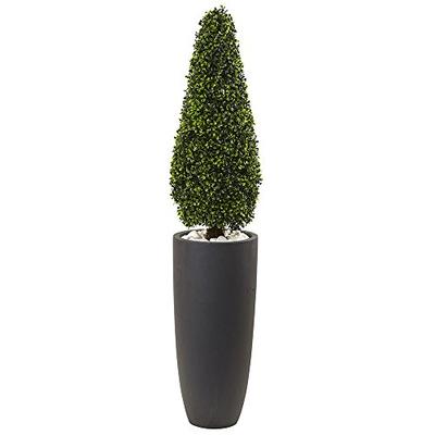 Nearly Natural 5961 50" Boxwood Topiary w/Planter (Indoor/UV Outdoor)