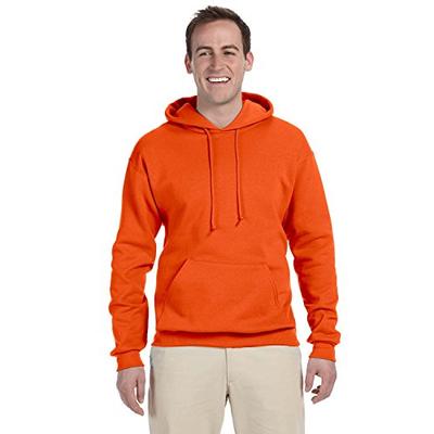 Jerzees 8 oz. NuBlend 50/50 Pullover Hood, Safety Orange - Large