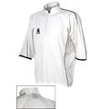 CA Micro Mesh Plus Cricket Shirt - White / Burgundy
