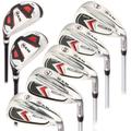 Ram Golf Accubar Mens Clubs 1 Inch Longer Iron Set 6-7-8-9-PW with Hybrids 24° and 27°