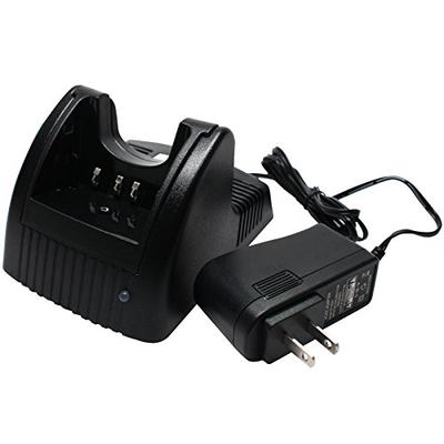 Kenwood Two-Way Radio Charger Replacement (100-240V) - Compatible with Kenwood KNB-16, KNB-16A, KNB-
