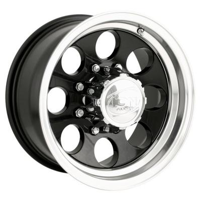 Ion Alloy 171 Black Wheel with Machined Lip (17x9"/5x127mm)
