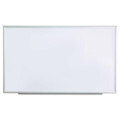 Universal Dry Erase Marker Board, Melamine, 60 x 36, Silver Aluminum Frame