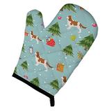 Caroline's Treasures BB4873OVMT Christmas Cavalier King Charles Spaniel Oven Mitt, Large, multicolor screenshot. Outdoor Cooking directory of Home & Garden.