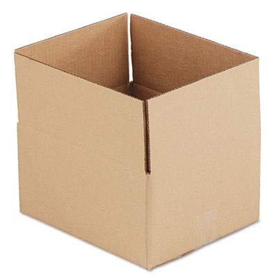 UFS12106 - Brown Corrugated - Fixed-Depth Shipping Boxes, Bundle of 25 Boxes, 12"L x 10"W x 6"H