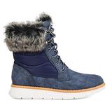 Brinley Co. Womens Lined Lace-up Snow Boot Blue, 7.5 Regular US screenshot. Shoes directory of Clothing & Accessories.