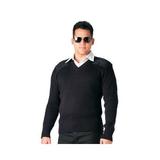 Rothco Acrylic V-Neck Sweater, Black, Large screenshot. Sweaters & Vests directory of Men's Clothing.