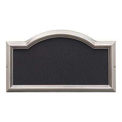 Whitehall Products Standard Wall DeSign-it Arch Plaque Frame, Brushed Nickel