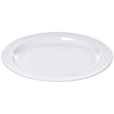 Winco MMPR-10W Round Melamine Plate, 10.25-Inch, White