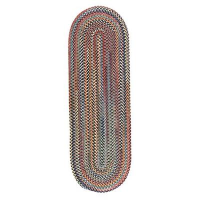 Colonial Mills Rustica Braided Rug, 2 by 4', Classic/Multicolor
