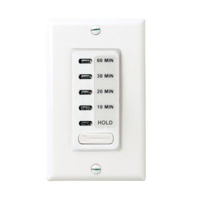 Intermatic EI210W Auto Shut-Off In-Wall Timer, 120 V, 15 A, 10, 20, 30, 60 Min 10/20/30/60 Minute Wh