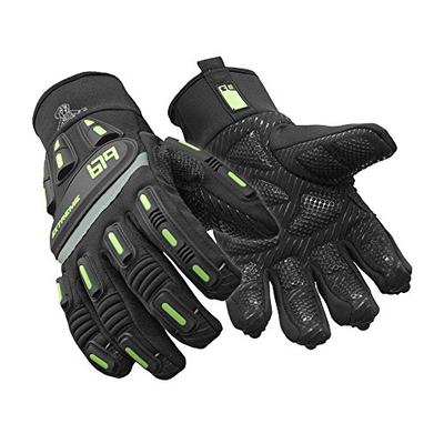 RefrigiWear Men's Insulated Extreme Freezer Gloves, Black Medium